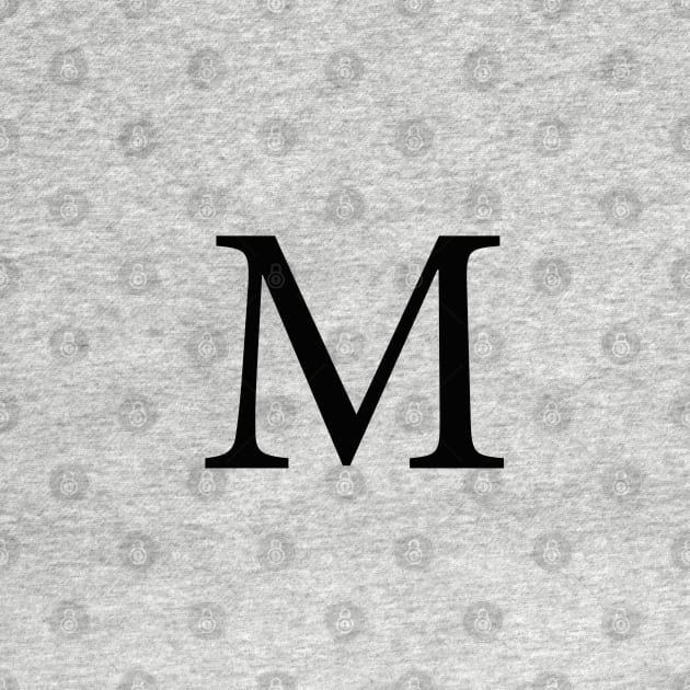 Mu Greek Letter by AdventureFinder